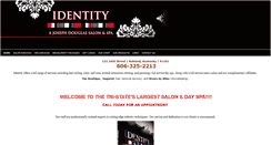 Desktop Screenshot of identitysalonspa.com